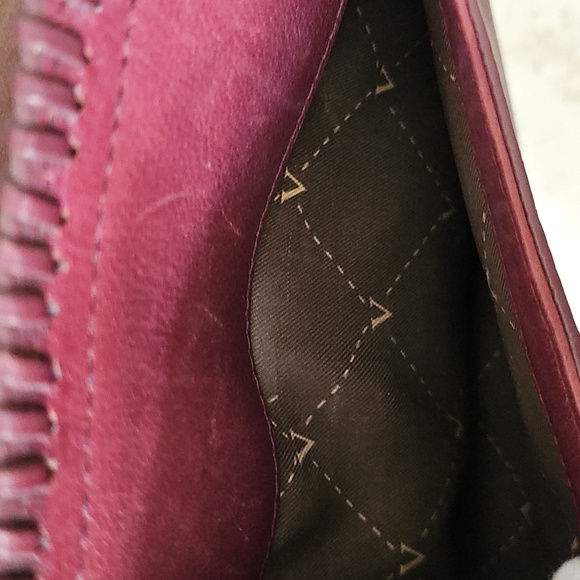 Vince Camuto Burgundy Shoulder Bag - Picture 5 of 10